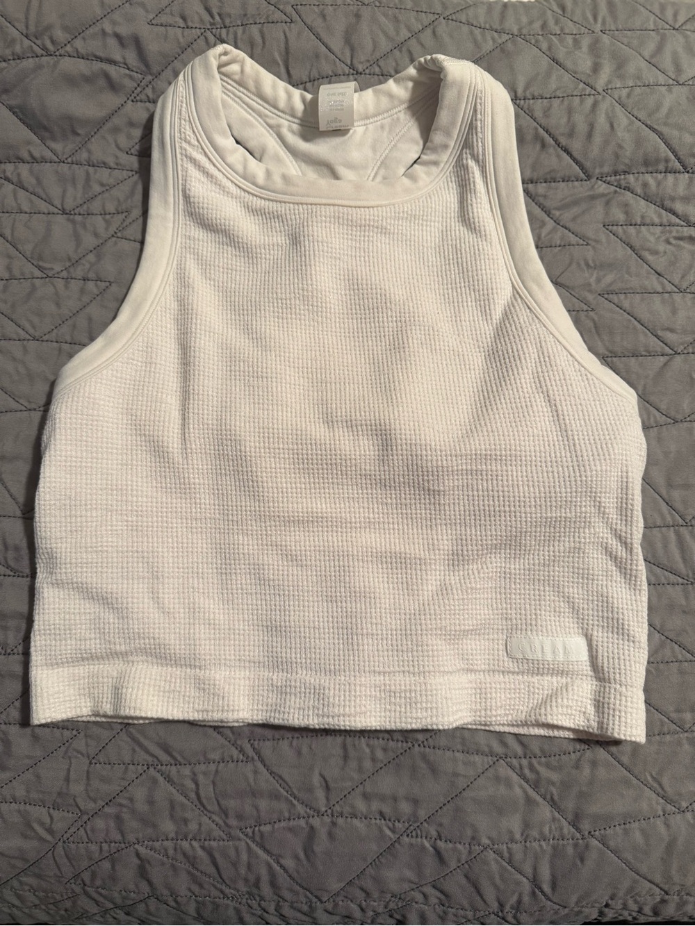Cream yoga tanks